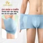 Quần Lót Nam Boxer Su Lạnh Kháng Khuẩn Mát Mịn, Quần Sịp Đùi Phối Lưới Thoáng Khí Mát Mẻ AMYBRA N29
