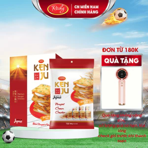 Bánh quy Richy KenJu giòn kem dẻo hương vị Nhật