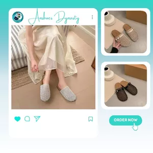 Sục Lưới Nữ, Giày Sục Lưới Nữ Đế Cao Thoáng Mát N67 Và N68 || Anshoes Dynasty