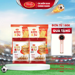 COMBO 4 kenju mix vị, 2 kem dẻo 186g, 2 kenju tôm