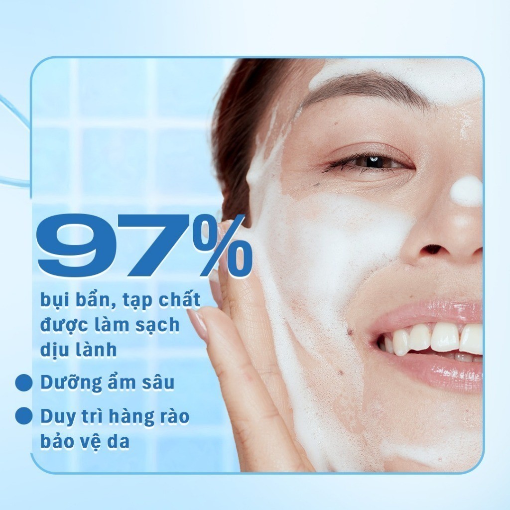 [SVIP] Combo Sữa Rửa Mặt Tạo Bọt Cetaphil Hydrating Foaming Cream Cleanser 236ml + Gel chống nắng Sun SPF 50+ Light Gel