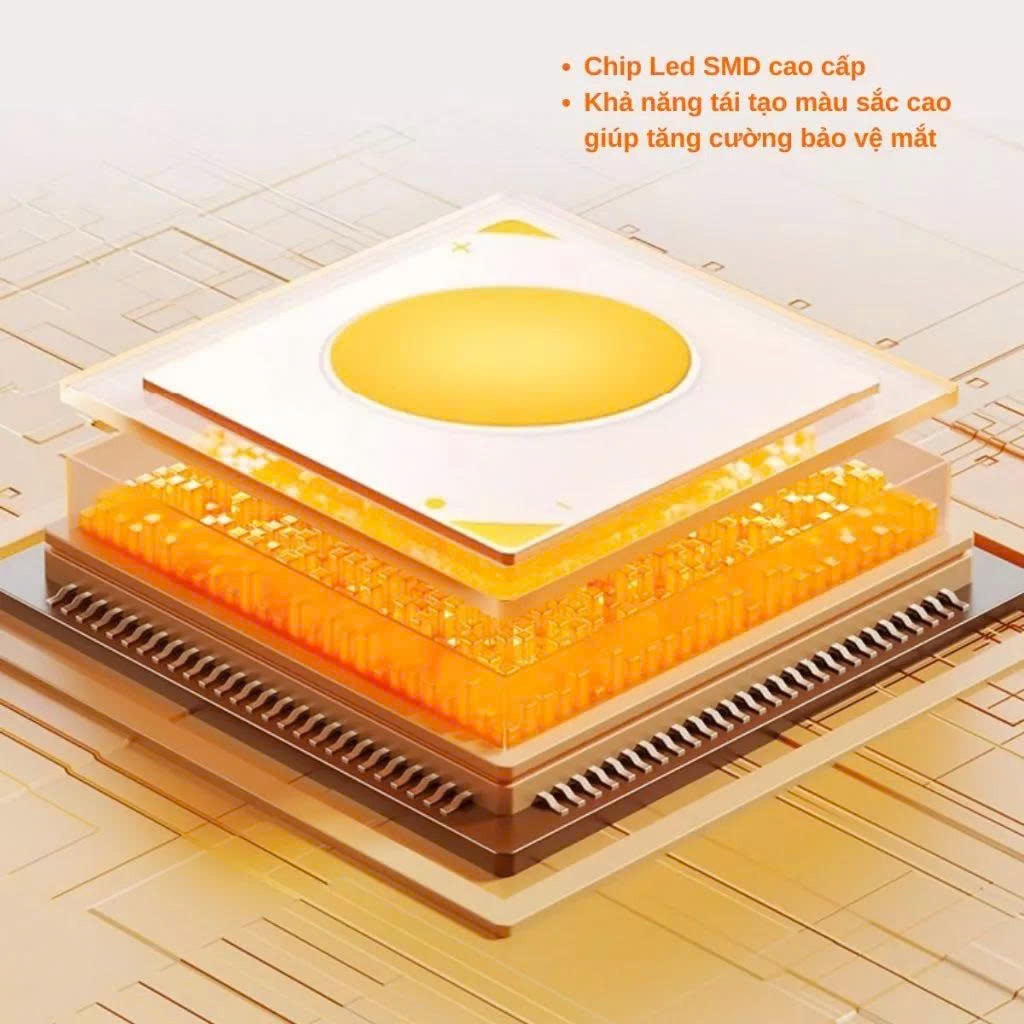 Đèn Âm Trần Dowlight Đèn LED DOB Đế Đúc Liền Nguồn 7W - 9W Vỏ Nhôm 3 Màu Ánh Sáng Đèn Phòng Khách Phòng Ngủ