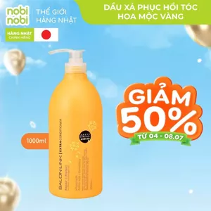 Dầu gội xả Kumano Salon Link hoa mộc vàng 1000ml