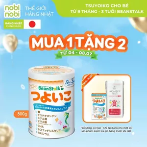 Sữa bột công thức BeanStalk Sukoyaka bé 0-1 tuổi và Tsuyoiko bé 1-3 tuổi
