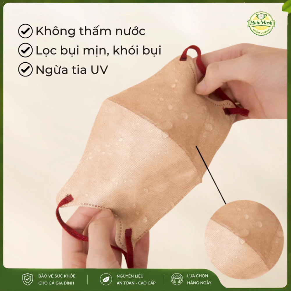 Set 100 Cái Khẩu Trang 6D THỊNH PHÁT PRO MASK Airit Dây Bản To Không Sợ Đau Tai, Hàng Chính Hãng