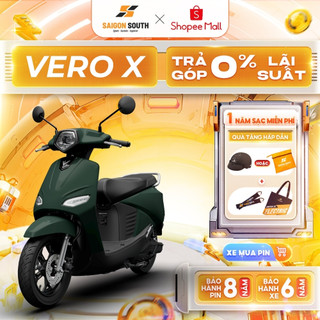 [NHẬN HCM] Xe Máy Điện VinFast Vero X - Smartkey - Màn hình TFT - Góp 0%