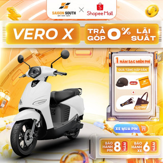 [NHẬN HCM] Xe Máy Điện VinFast Vero X - Smartkey - Màn hình TFT - Góp 0%