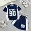 Bộ Quần Áo Bé Trai SPORT 90 Cotton Co Giãn 4 Chiều Cộc Tay Mùa Hè Chính Phẩm, Đứng Form Cho Bé 6-15 Tuổi 17-60kg