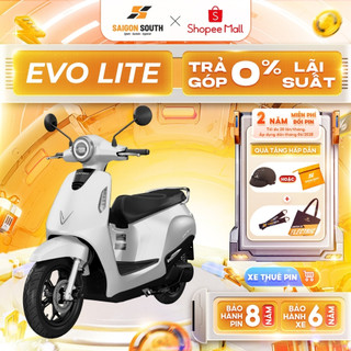 [NHẬN HCM] Xe Máy Điện VinFast Evo Lite - Thuê Pin - Góp 0% - 50cc