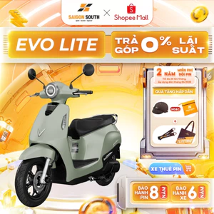 Xe Máy Điện VinFast Evo Lite - Thuê Pin - Góp 0% - 50cc