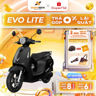 [NHẬN HCM] Xe Máy Điện VinFast Evo Lite - Thuê Pin - Góp 0% - 50cc