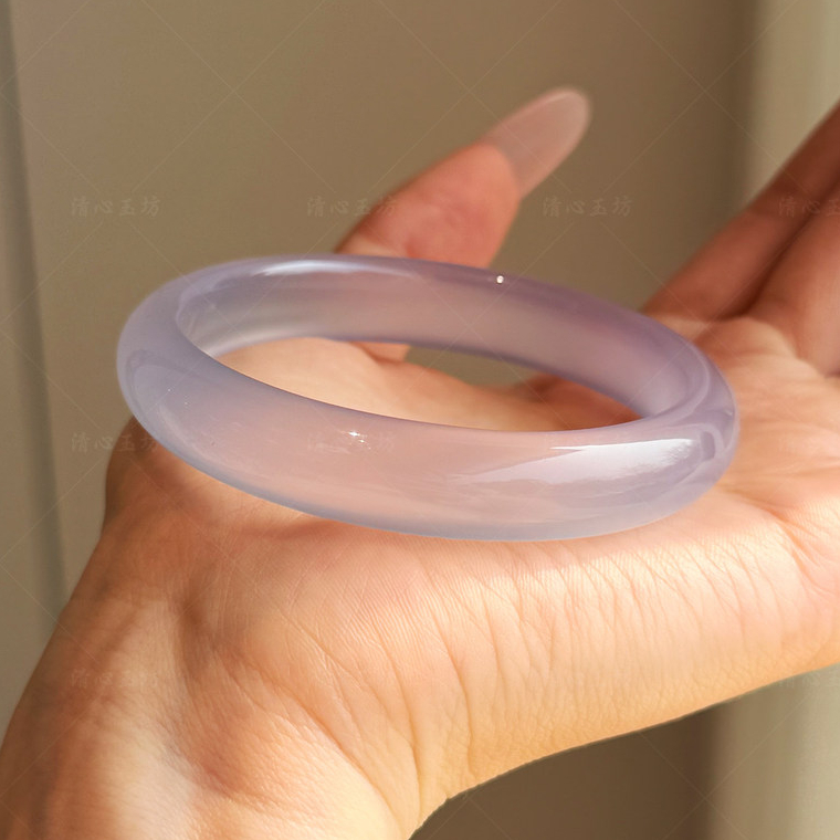[𝐒𝐀𝐋𝐄] Vòng Tay Đá Mắt Mèo Bạch Tử Nguyệt Tím Lavender Tự Nhiên Cao Cấp - Trang Sức Nữ Cao Cấp