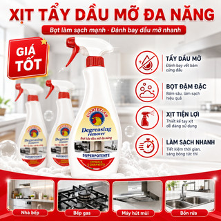 Tường Gạch Ốp, Bồn Rửa Hiệu Quả，Xịt Tẩy Mỡ Đa Năng CLEANLIFE, Làm Sạch Máy Hút Mùi, Mặt Bếp