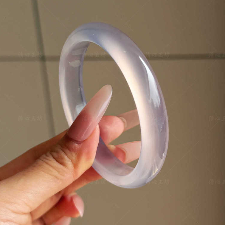 [𝐒𝐀𝐋𝐄] Vòng Tay Đá Mắt Mèo Bạch Tử Nguyệt Tím Lavender Tự Nhiên Cao Cấp - Trang Sức Nữ Cao Cấp