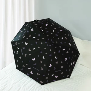 Ô Dù Gấp Gọn Chống Tia UV Che Mưa Che Nắng Hình Con Ma Dễ Thương Mở Tự Động/Thủ Công MUN STORE OMA99