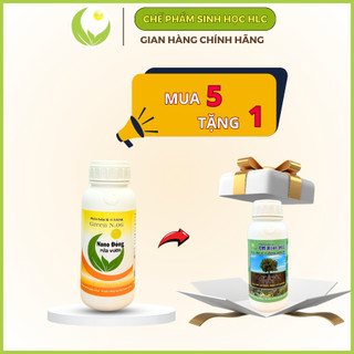 NANO ĐỒNG RỬA VƯỜN HLC 500ml - XỬ LÝ ĐẤT TRỒNG, XỬ LÝ GIÁ THỂ TRỒNG CÂY, TẨY RỬA RONG RÊU, NẤM, VI KHUẨN SAU THU HOẠCH