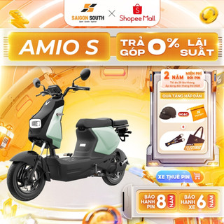 [NHẬN HCM] Xe Máy Điện VinFast Amio S  - Công Suất 240W - Góp 0% - Có Bàn Đạp