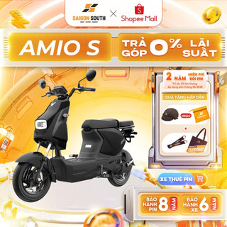 [NHẬN HCM] Xe Máy Điện VinFast Amio S  - Công Suất 240W - Góp 0% - Có Bàn Đạp