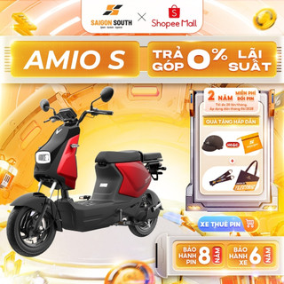 [NHẬN HCM] Xe Máy Điện VinFast Amio S  - Công Suất 240W - Góp 0% - Có Bàn Đạp