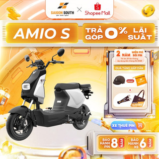 [NHẬN HCM] Xe Máy Điện VinFast Amio S  - Công Suất 240W - Góp 0% - Có Bàn Đạp