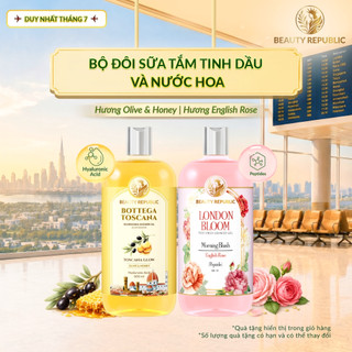 [MUA 1 TẶNG 1] Sữa tắm tinh dầu Ý Toscana Glow 500ml & Sữa tắm nước hoa Anh Morning Blush 500ml