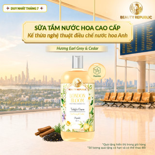 Sữa tắm nước hoa Anh tăng đàn hồi & săn chắc da với Peptide Beauty Republic Twilight Charm Hương Earl Grey 500ml