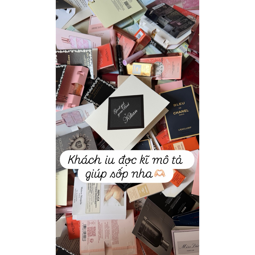 VIAL NƯỚC HOA CÁC HÃNG