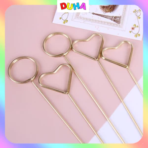 Combo 100 Que Cài Thiệp, Cài Tranh Ảnh, ... Bằng Sắt Màu Vàng Gold DUHA 009