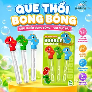 Que gậy dụng cụ thổi bắn bong bóng xà phòng đồ chơi trẻ em vận động ngoài trời