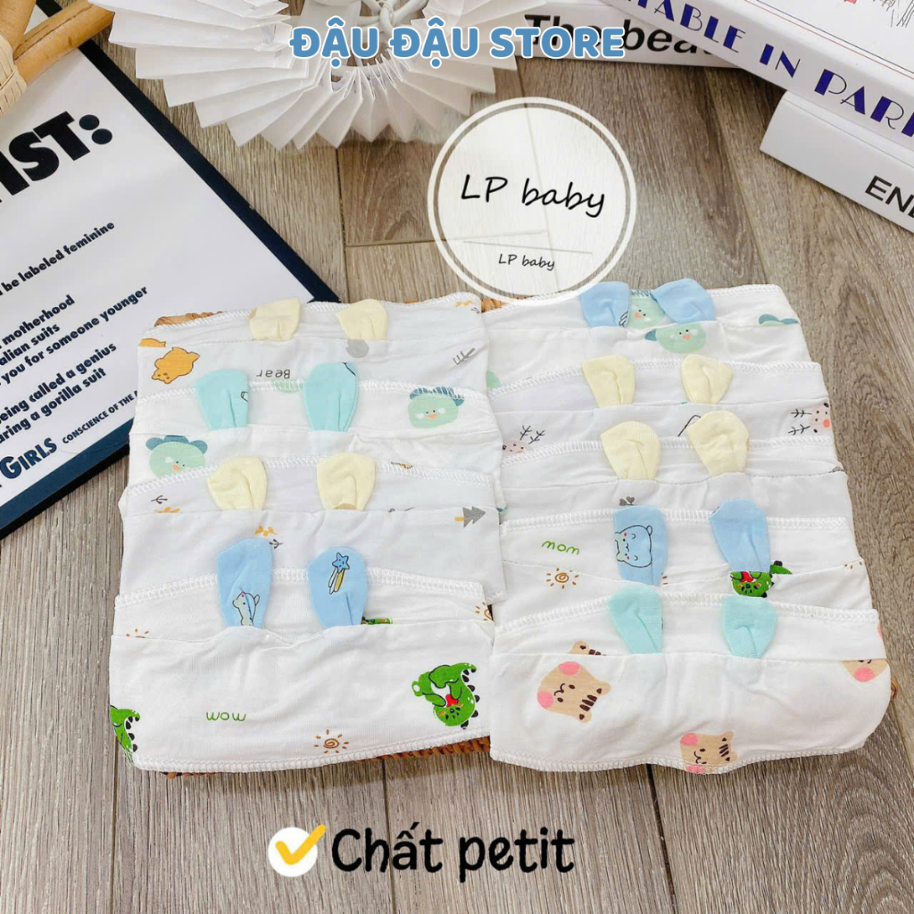 Set 3 chiếc che thóp sơ sinh thun petit tai thỏ siêu yêu, thóp sơ sinh - mũ nón che thóp cho bé sơ sinh - Đậu Đậu Store