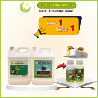 Combo 2 can 5L trichoderma và em root phòng héo xanh, thối rễ, kích rễ, dưỡng rễ, bén rễ nhanh
