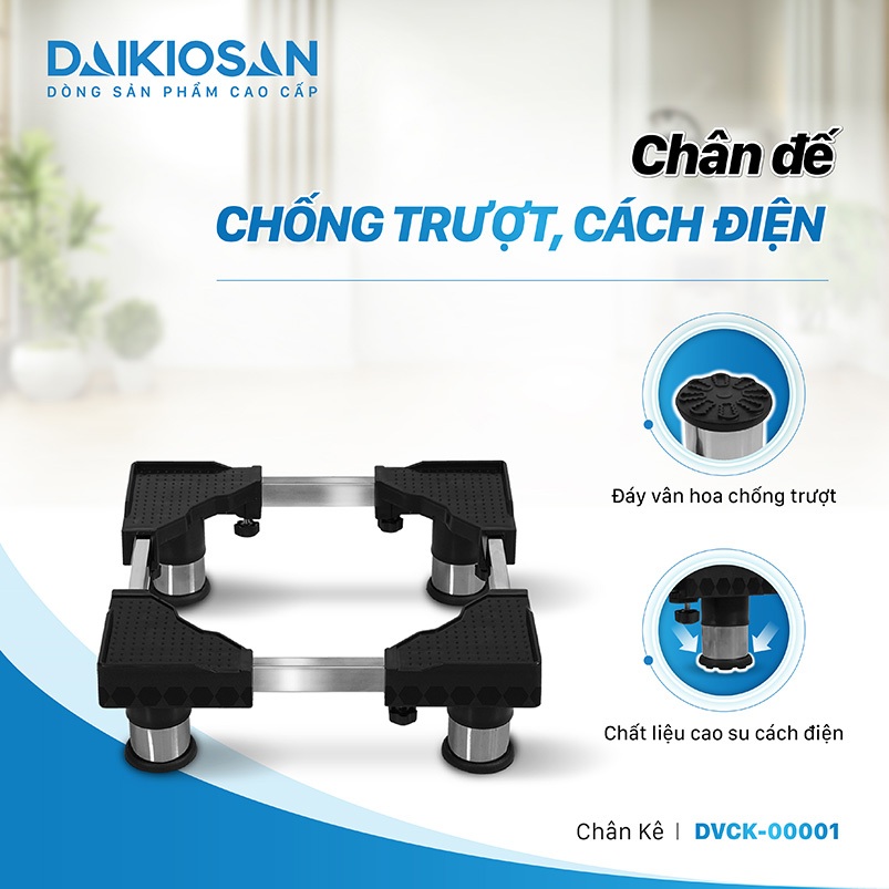 Chân Kê Máy Lọc Nước DVCK-00001 Điều Chỉnh 30–46CM Khung Inox Dày, Cao 12CM - Điện Máy Linh Đan | BigBuy360 - bigbuy360.vn