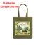 Túi Tote có khóa kéo MIỀN TÂY Việt Nam - túi vải xanh lá xanh matcha CÓ KHÓA thời trang tuie0338k