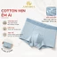Quần Boxer Nam Chất Cotton Thấm Hút Thoáng Khí, Quần Lót Đùi Nam Co Giãn Thoải Mái AMYBRA N3999