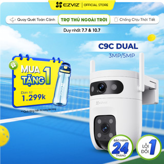 Camera Wifi EZVIZ Ngoài Trời C9C 3MP/5MP Ống Kính Kép, IP65 Chống Chịu Thời Tiết, Cảnh Báo Chống Trộm, AI Thông Minh