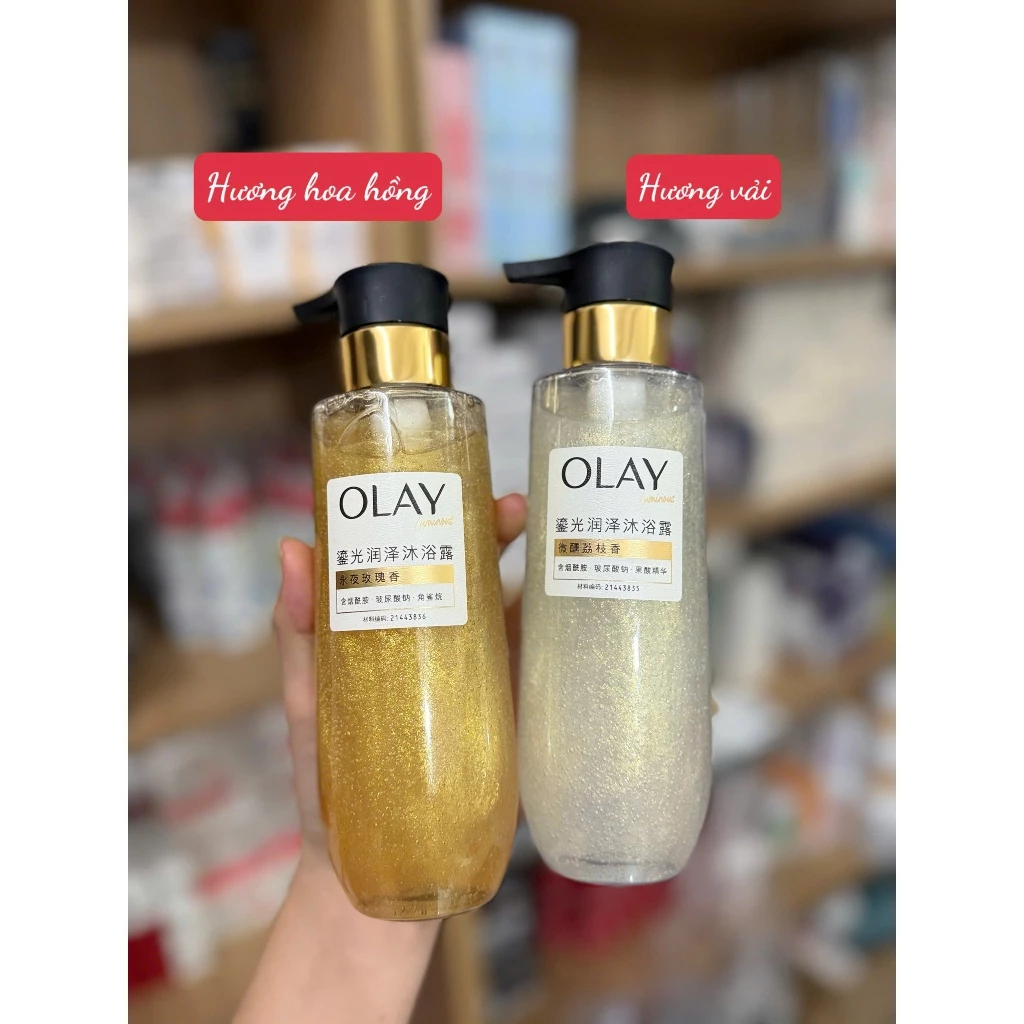 Sữa Tắm OLAY B3+ Siêu Dưỡng Trắng Da, Cấp Ẩm Và Đàn Hồi Cho Da Chai 50g 200g 500ml 591ml