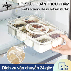 Hộp Đựng Thực Phẩm bảo quản đồ ăn, rau củ quả chất liệu nhựa cao cấp,Bảo quản