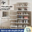 Hộp Đựng Giày Nhựa Cứng Cao Cấp, Hộp giày gấp gọn Hộp Nhựa Đựng Giày Dép Trong Suốt Kín Đáo