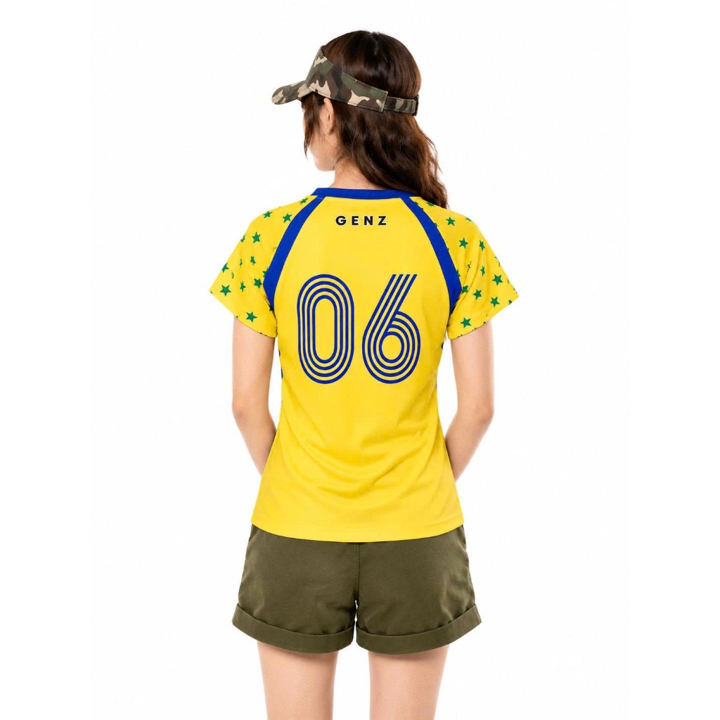 Áo Thun Thể Thao Nữ Raglan Stella Star Số 06 Chất Bột Lỗ Thoáng Mát Mùa Hè