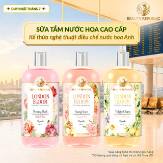 [V] Sữa tắm nước hoa Anh tăng đàn hồi & săn chắc da với Peptide Beauty Republic London Bloom 500ml