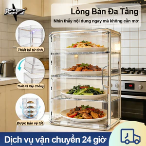 Lồng Bàn Đa Tầng Đa Năng, Đựng Thức Ăn Tiện Lợi Cho Nhà Bếp - Bảo Quản Thức Ăn