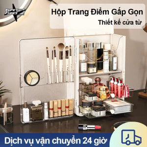 Hộp Đựng Mỹ Phẩm Tủ Đựng Nước Hoa Cao Cấp Chống Bụi Cỡ Lớn
