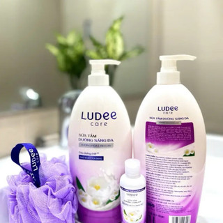 [TẶNG BÔNG TẮM] Sữa Tắm Trắng Da Ludee Care 1L - Hương Sữa Dâu/ Sữa Dê - CÔ THƯ MARKET