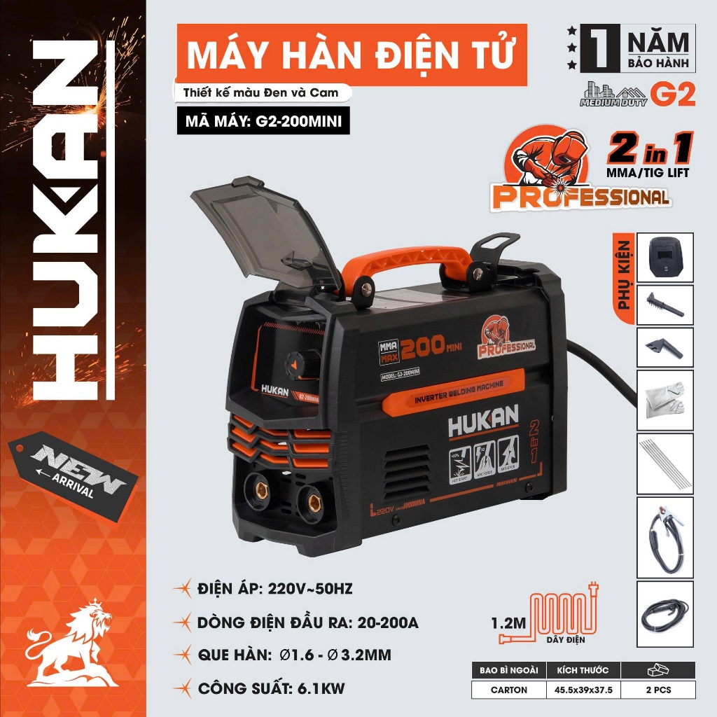 Các Dòng Máy Hàn HUKAN G2-200MINI / G2-200ARC / G2-220ARC / G2-250ARC /  ARC-200 IGBT /  ARC-250 IGBT / ARC-250MOSFET