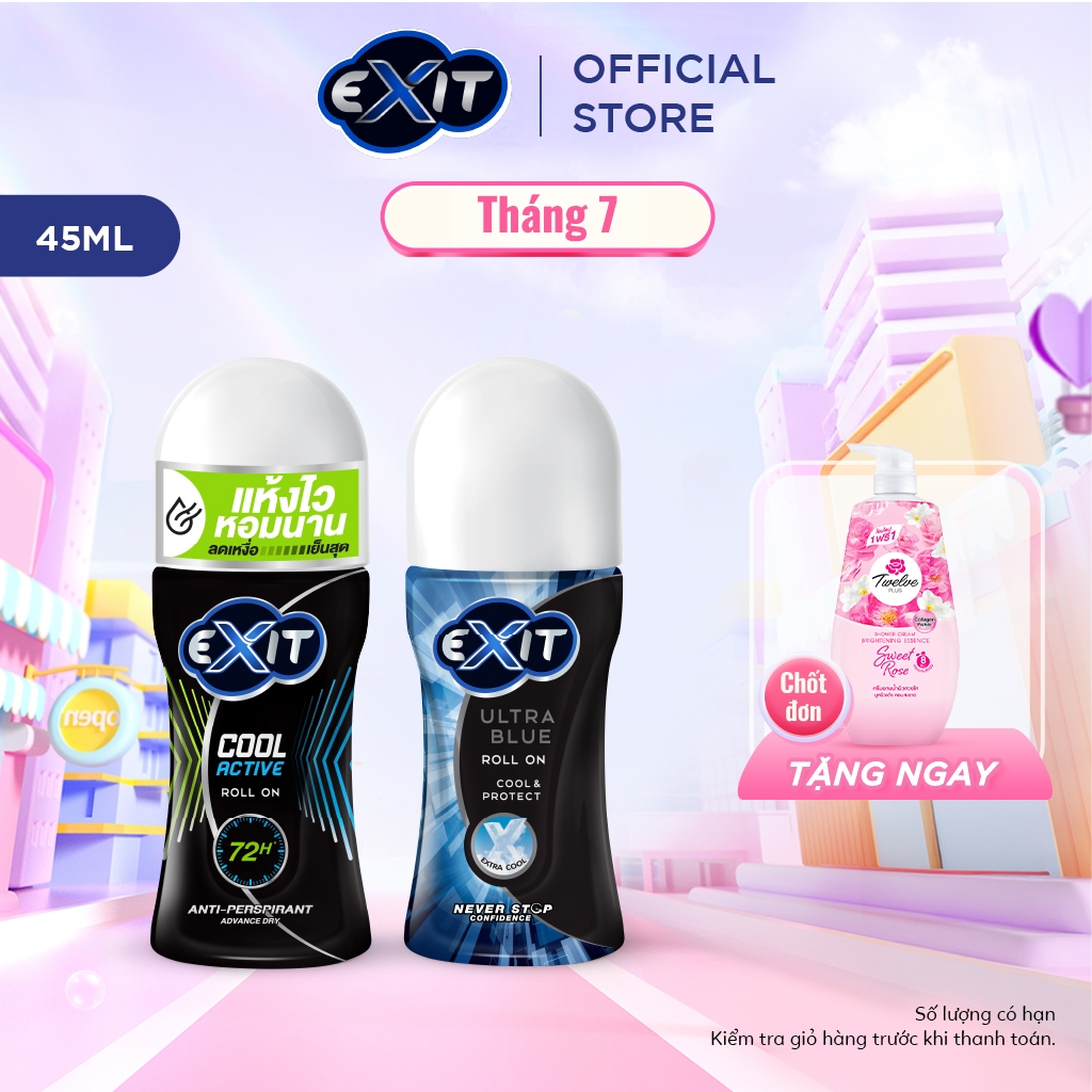 Lăn khử mùi nam Exit 45ml