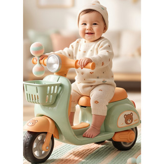 xe máy điện đồ chơi vespa có sạc,đèn ,nhạc vui nhộn,phù hợp cho bé từ 1-5 tuổi