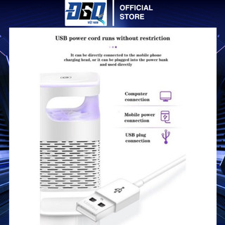 Đèn Bắt Muỗi Thông Minh USB Không Hóa Chất Diệt Muỗi Êm Ái Cho Phòng Ngủ Gia Đình