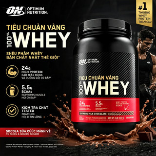 ON Gold Standard Whey 2LBS (0.9kg) Vị Socola Chính Hãng Tăng Cơ Phục Hồi Nhanh