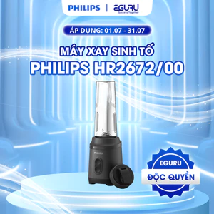 Máy Xay Sinh Tố Philips HR2672/00 - Động Cơ 350W- Bảo Hành Chính Hãng 24 Tháng