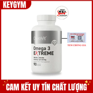 Viên Dầu Cá Siêu Cô Đặc Ostrovit Omega 3 Extreme 500 EPA / 250 DHA 90 Viên - KEYGYM